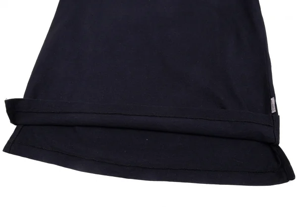 ヨウジヤマモト プールオムYohji Yamamoto POUR HOMME サイドタグVネックTシャツ 紺3 K-92510_011