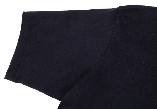 ヨウジヤマモト プールオムYohji Yamamoto POUR HOMME サイドタグVネックTシャツ 紺3 K-92510_005