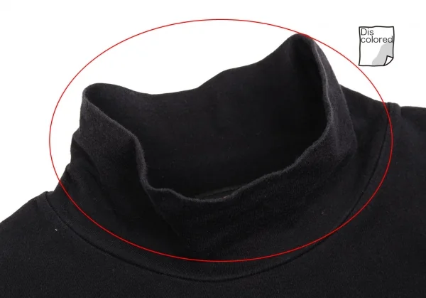 ジャンポールゴルチエJean Paul GAULTIER バックドラゴン立体プリントハイネックカットソー 黒48 K-92552_007