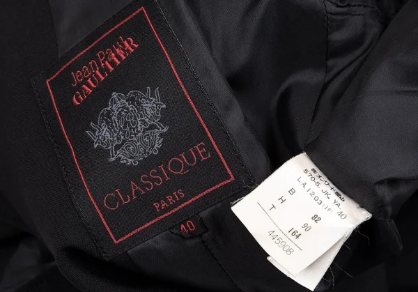Jean-Paul GAULTIER CLASSIQUE Wool Gimmick Button Jacket K-92560_019
