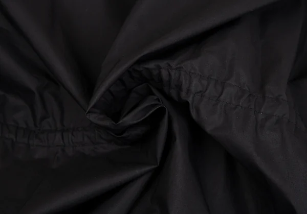 ジャンポールゴルチエ ファムJean Paul GAULTIER FEMME コットンナイロンギャザージャケット 黒40 K-92584_014