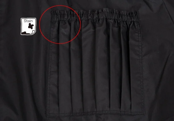 ジャンポールゴルチエ ファムJean Paul GAULTIER FEMME コットンナイロンギャザージャケット 黒40 K-92584_004