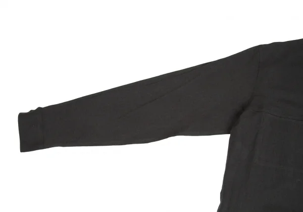 ヨウジヤマモト プールオムYohji Yamamoto POUR HOMME リネンコットン襟切替ボタンシャツ グレー4 K-92602_010