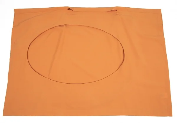 イッセイミヤケISSEY MIYAKE 132 5. オーバルくり抜きスクエアシルエットトップス オレンジ3 K-92622_002