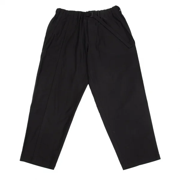 Yohji Yamamoto POUR HOMME Cotton Stitched Pants Black 5 K-92638_001