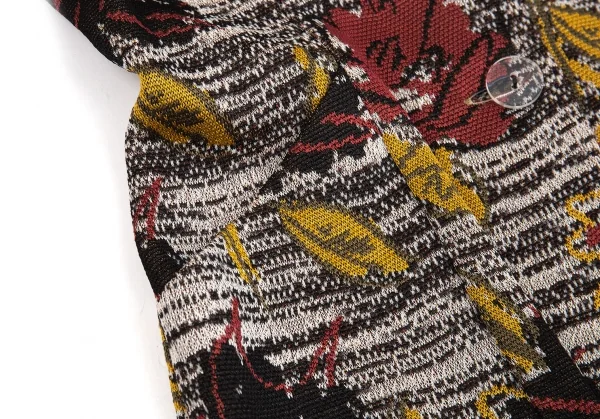 ミッソーニMISSONI フラワージャガードニットジャケット マルチ44 K-92673_010