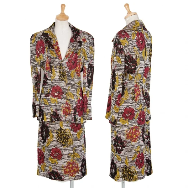 ミッソーニMISSONI フラワージャガードニットジャケット マルチ44 K-92673_015