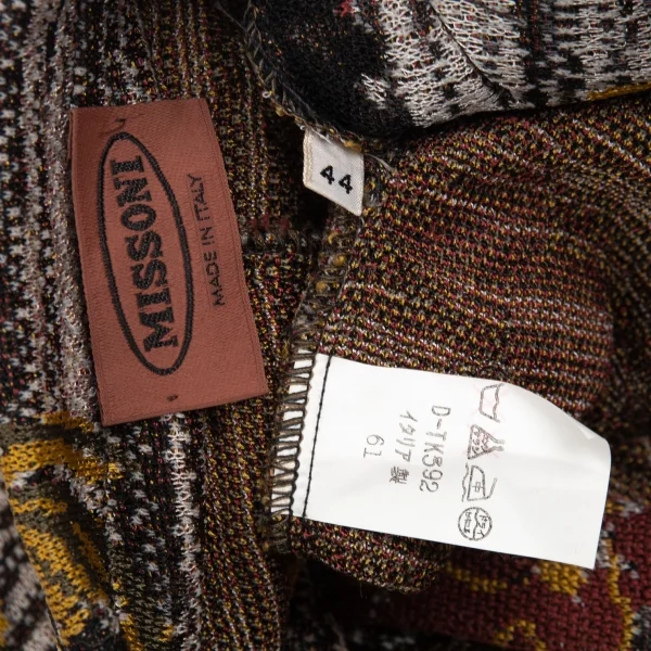 ミッソーニMISSONI フラワージャガードニットジャケット マルチ44 K-92673_016
