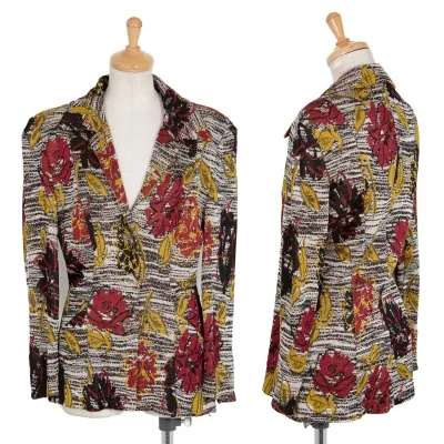 ミッソーニMISSONI フラワージャガードニットジャケット