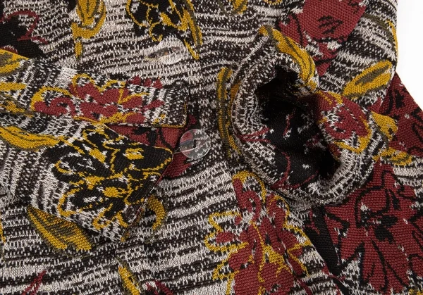 ミッソーニMISSONI フラワージャガードニットジャケット マルチ44 K-92673_008