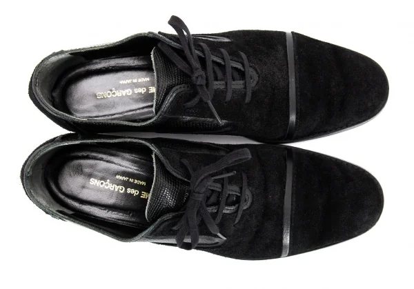 コムデギャルソンCOMME des GARCONS 異素材切替インサイドアウトレザー