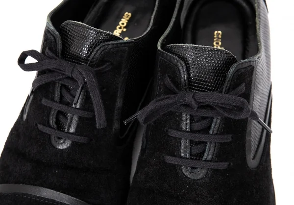 コムデギャルソンCOMME des GARCONS 異素材切替インサイドアウトレザー