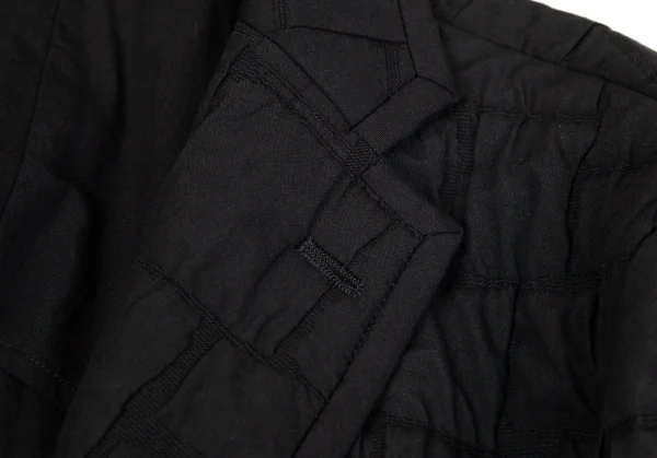 イッセイミヤケ メンISSEY MIYAKE MEN ブロック織りパイピング