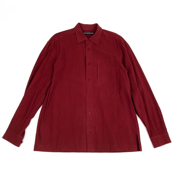 イッセイミヤケ メンISSEY MIYAKE MEN 染めデザインピケストライプ