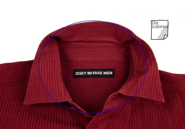 イッセイミヤケ メンISSEY MIYAKE MEN 染めデザインピケストライプ