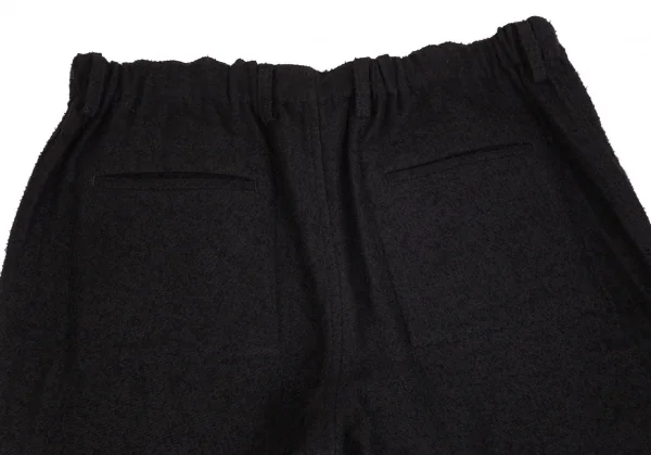 イッセイミヤケ メンISSEY MIYAKE MEN リバーシブル起毛パンツ 黒赤3 K-92764_010