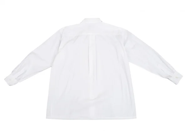 ISSEY MIYAKE Front Tuck Cotton Long Sleeve Shirt K-92800_016