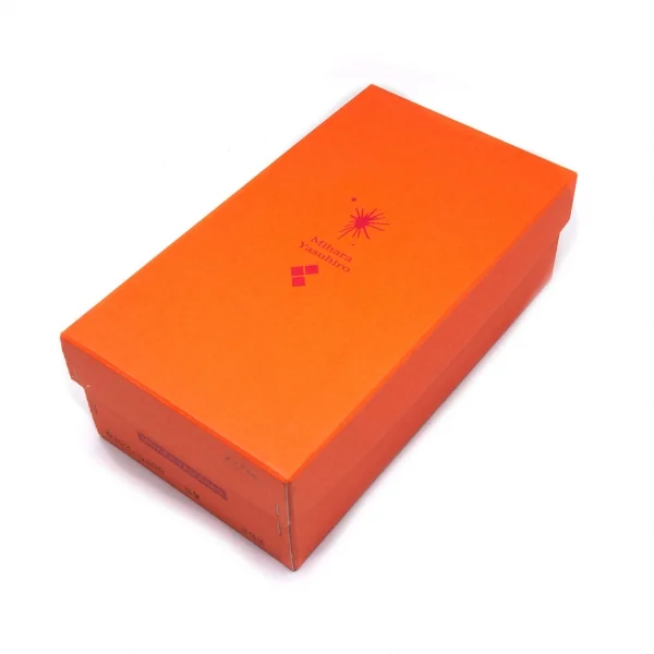 ミハラヤスヒロMIHARA YASUHIRO クレープソールヌメ革スニーカー 飴色23.5 K-92805_013