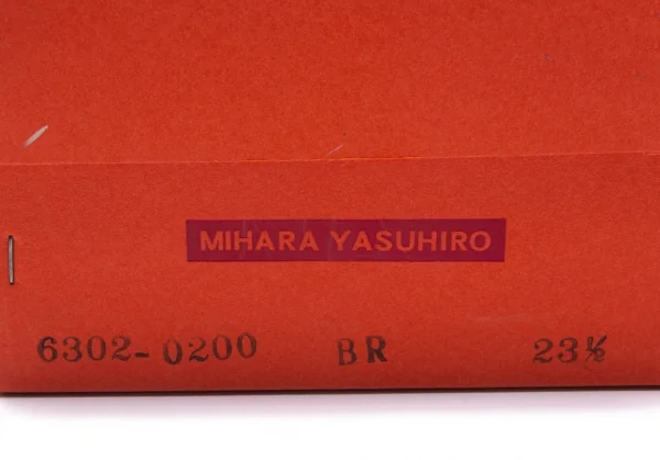 ミハラヤスヒロMIHARA YASUHIRO クレープソールヌメ革スニーカー 飴色23.5 K-92805_014