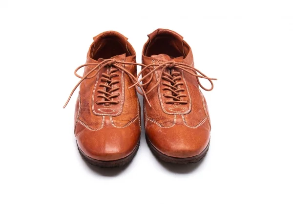 ミハラヤスヒロMIHARA YASUHIRO クレープソールヌメ革スニーカー 飴色23.5 K-92805_002