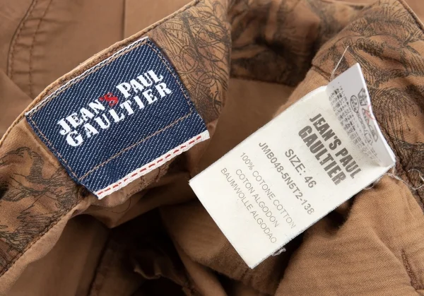 ジーンズポールゴルチエJean's Paul GAULTIER コットンカーゴパンツ モカ46 K-92852_019