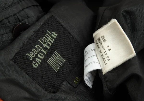 Jean-Paul GAULTIER HOMME Crack Leather Jacket K-92864_020