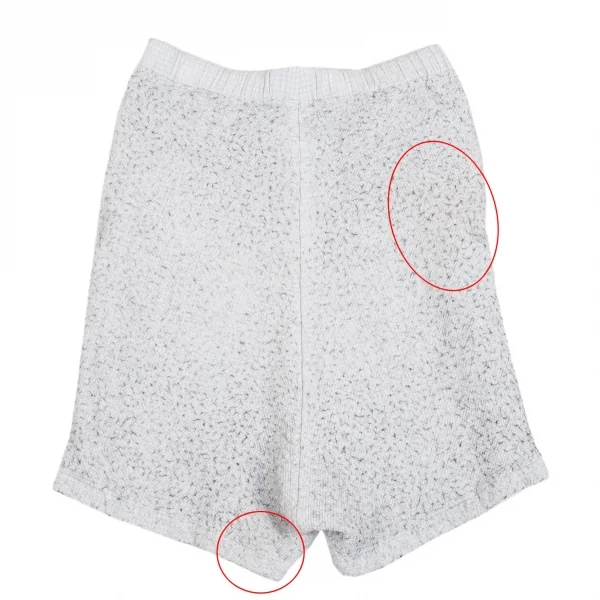 コムコム コムデギャルソンCOMME des GARCONS 裏千鳥サルエルショートパンツ ライトグレーS K-92894_008