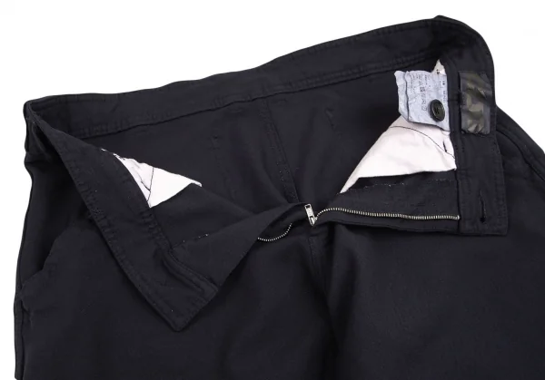 コムデギャルソンCDG バックポケットロゴプリントポリエステルヒップハングパンツ 紺M K-92904_010