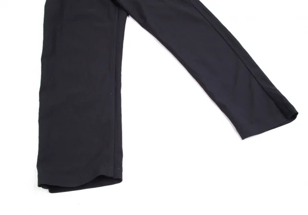 コムデギャルソンCDG バックポケットロゴプリントポリエステルヒップハングパンツ 紺M K-92904_011