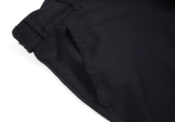 コムデギャルソンCDG バックポケットロゴプリントポリエステルヒップハングパンツ 紺M K-92904_008