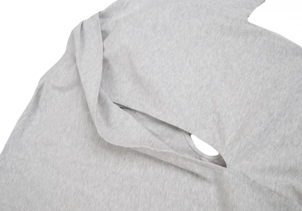アレキサンダーワンALEXANDER WANG ロゴプリントノットデザインTシャツ ライトグレーXS K-93008_012