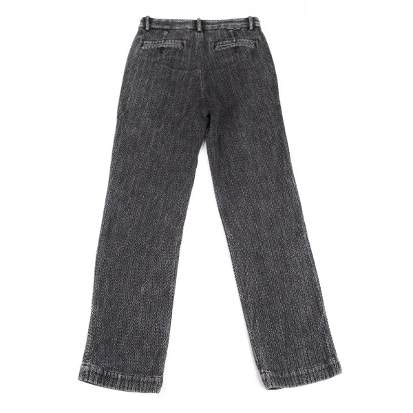 アレキサンダーワンALEXANDER WANG ウォッシュドヘリンボーンパンツ チャコールS K-93017_008