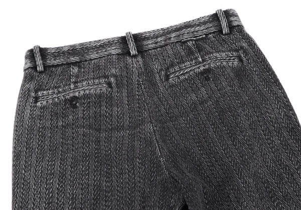 アレキサンダーワンALEXANDER WANG ウォッシュドヘリンボーンパンツ チャコールS K-93017_009