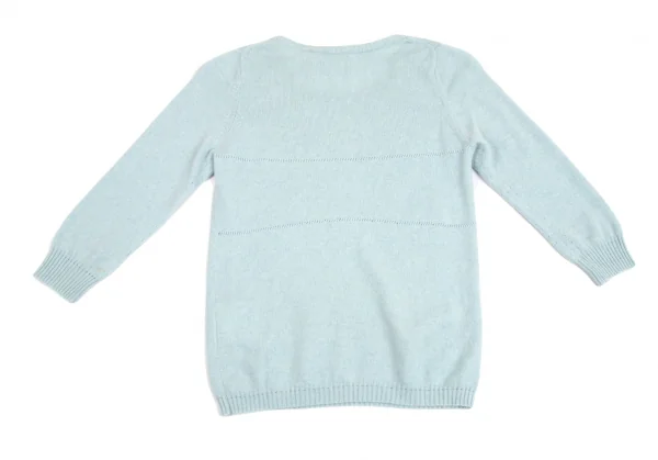 タオ コムデギャルソンtao COMME des GARCONS バスト切替デザインクルーネック七分丈カシミヤニット 水色M位 K-93127_014