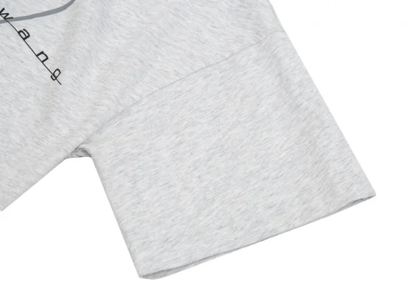 アレキサンダーワンALEXANDER WANG ロゴプリントノットデザインTシャツ ライトグレーXS K-93137_011