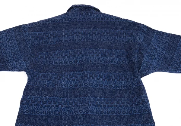イッセイミヤケ ハートISSEY MIYAKE HaaT 染めドビー織りリバーシブルチェスターコート インディゴ2 K-93277_014