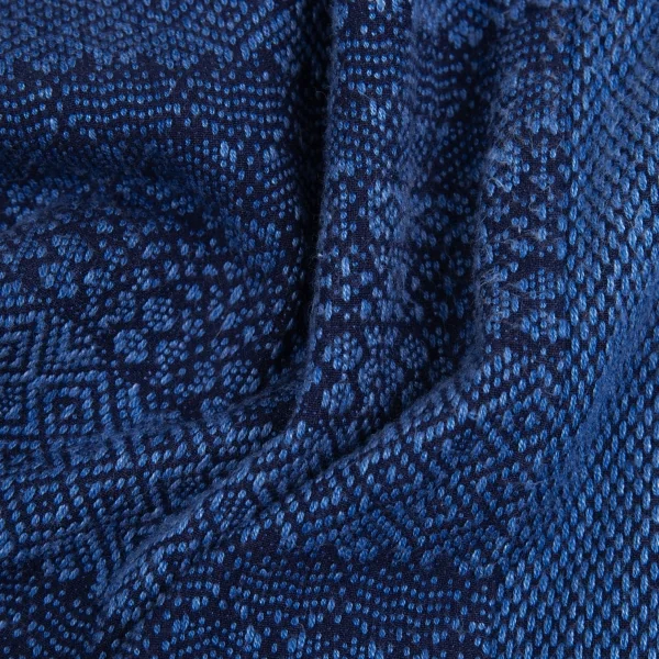 イッセイミヤケ ハートISSEY MIYAKE HaaT 染めドビー織りワイドパンツ インディゴ2 K-93278_009