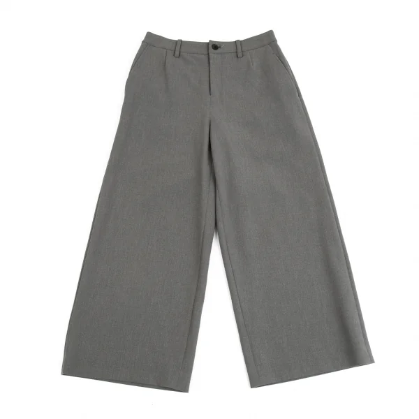 イッセイミヤケ ハートISSEY MIYAKE HaaT ストレッチポリワイドパンツ グレー2 K-93281_001