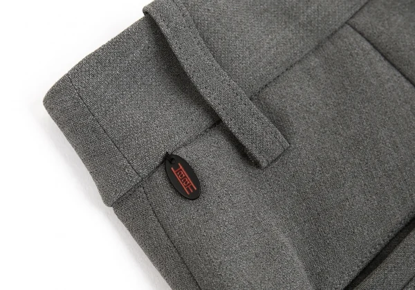 イッセイミヤケ ハートISSEY MIYAKE HaaT ストレッチポリワイドパンツ グレー2 K-93281_010