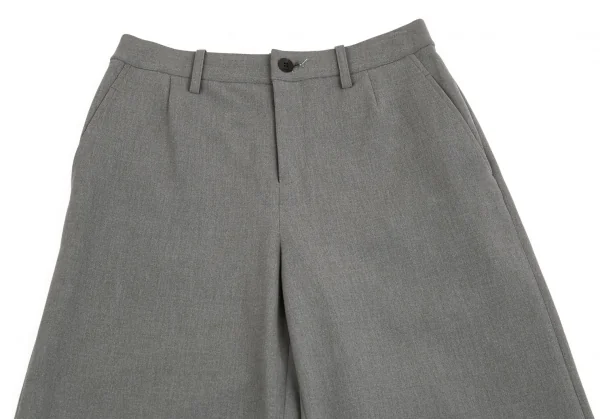 イッセイミヤケ ハートISSEY MIYAKE HaaT ストレッチポリワイドパンツ グレー2 K-93281_002