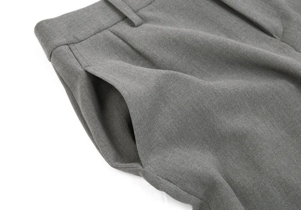 イッセイミヤケ ハートISSEY MIYAKE HaaT ストレッチポリワイドパンツ グレー2 K-93281_005