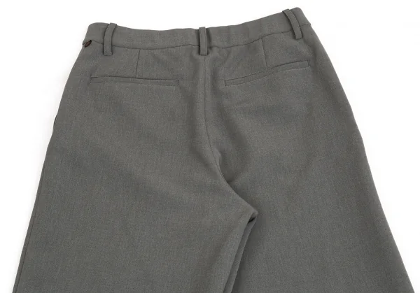 イッセイミヤケ ハートISSEY MIYAKE HaaT ストレッチポリワイドパンツ グレー2 K-93281_009