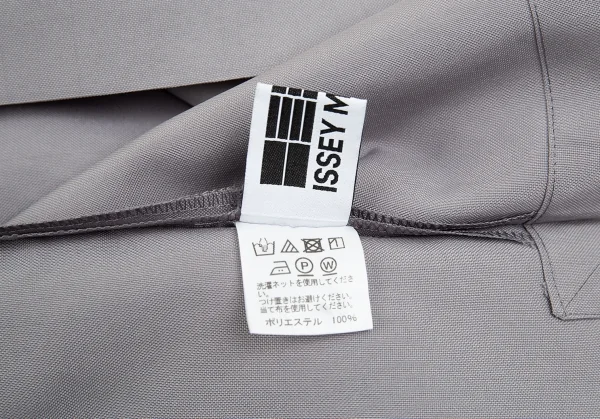 イッセイミヤケISSEY MIYAKE 132 5. スクエアドルマンワイドトップス グレー3 K-93307_012