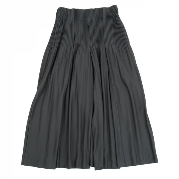 オムプリッセ イッセイ ミヤケHOMME PLISSE ISSEY MIYAKE 消しプリーツハカマパンツ 深緑1 K-93320_001