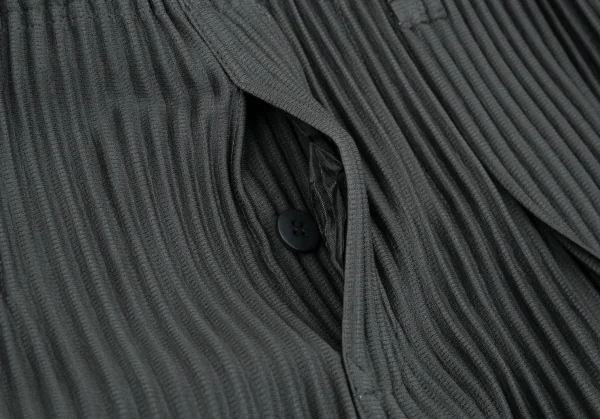 オムプリッセ イッセイ ミヤケHOMME PLISSE ISSEY MIYAKE 消しプリーツハカマパンツ 深緑1 K-93320_003