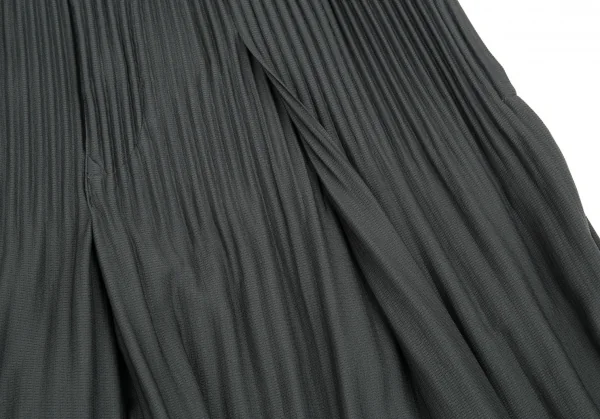 オムプリッセ イッセイ ミヤケHOMME PLISSE ISSEY MIYAKE 消しプリーツハカマパンツ 深緑1 K-93320_006