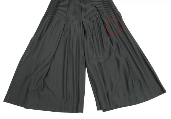 オムプリッセ イッセイ ミヤケHOMME PLISSE ISSEY MIYAKE 消しプリーツハカマパンツ 深緑1 K-93320_007
