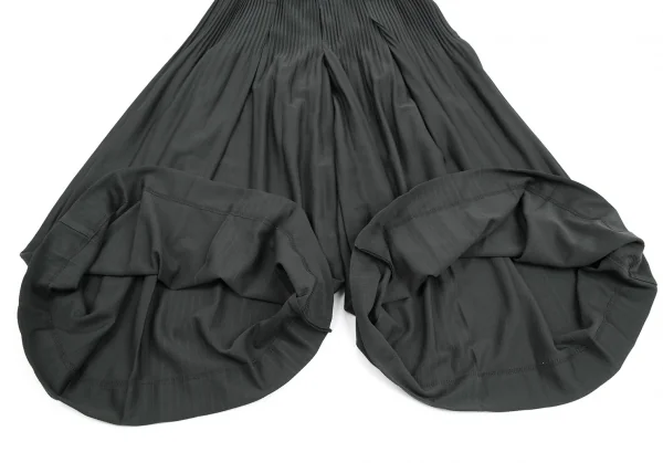 オムプリッセ イッセイ ミヤケHOMME PLISSE ISSEY MIYAKE 消しプリーツハカマパンツ 深緑1 K-93320_009