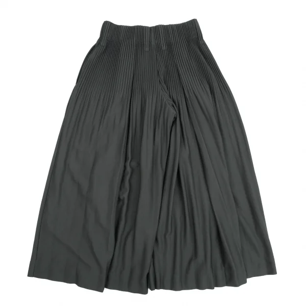 オムプリッセ イッセイ ミヤケHOMME PLISSE ISSEY MIYAKE 消しプリーツハカマパンツ 深緑1 K-93320_010