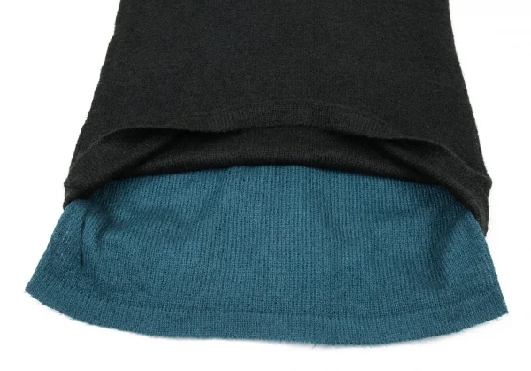 ISSEY MIYAKE Bi-colored Reversible Knit Dress K-93348_011